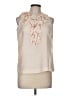 J.Crew 100% Silk Ivory Sleeveless Silk Top Size 8 - photo 1