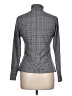 HAILEY Houndstooth Gray Long Sleeve Blouse Size L - photo 2