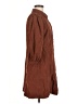 Gap 100% Cotton Brown 3/4 Sleeve Button-Down Shirt Size M - photo 4