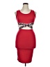 Beware! Red Cocktail Dress Size L - photo 1