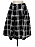 Potter's Pot Checkered-gingham Black Casual Skirt Size M - photo 2