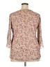 Timeson Tan 3/4 Sleeve Blouse Size XXL - photo 2