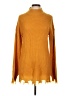 No Comment 100% Acrylic Orange Turtleneck Sweater Size L - photo 1