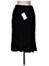 St. John Basics Solid Black Wool Skirt Size 10 - photo 2