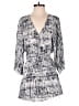 Skylar + Madison 100% Rayon Print Gray Romper Size S - photo 1
