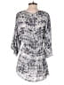 Skylar + Madison 100% Rayon Print Gray Romper Size S - photo 2
