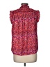 Adrienne Vittadini 100% Polyester Red Sleeveless Blouse Size M - photo 2