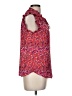 Adrienne Vittadini 100% Polyester Red Sleeveless Blouse Size M - photo 4