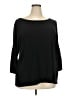 Avenue Black 3/4 Sleeve Top Size 18 - 20 Plus - photo 1
