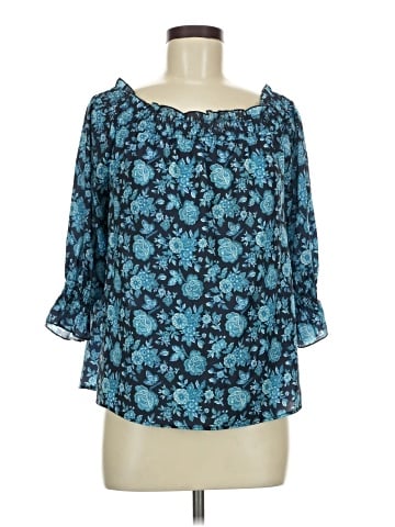 Ava & Aiden 3/4 Sleeve Blouse (view 1)