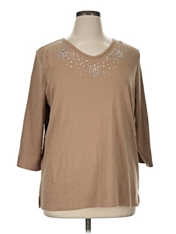 Quacker Factory 3/4 Sleeve T-Shirt (view 1)