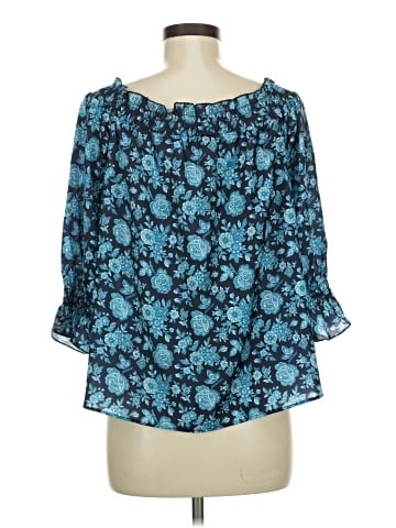 Ava & Aiden 3/4 Sleeve Blouse (view 2)