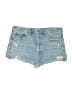 AGOLDE 100% Cotton Blue Denim Shorts Size 30 waist - photo 1