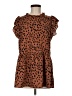 Unbranded Animal Print Brown Casual Dress Size M - photo 1