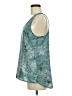 Mossimo 100% Polyester Teal Sleeveless Top Size M - photo 5