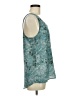 Mossimo 100% Polyester Teal Sleeveless Top Size M - photo 4