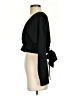 Glamorous 100% Polyester Black Long Sleeve Top Size S - photo 5