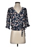 Sienna Sky 100% Polyester Blue 3/4 Sleeve Blouse Size XS - photo 1