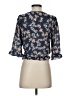 Sienna Sky 100% Polyester Blue 3/4 Sleeve Blouse Size XS - photo 2