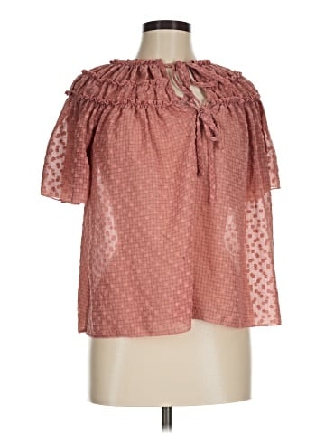by the River Short Sleeve Blouse (view 1)