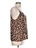 Unbranded 100% Polyester Animal Print Brown Tank Top Size L - photo 4