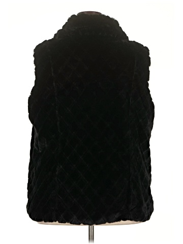 Carmen Carmen Marc Valvo Faux Fur Vest (view 2)