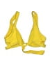 Gianni Bini Solid Yellow Swimsuit Top Size M - photo 2