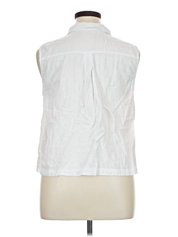 Ann Taylor LOFT Outlet Sleeveless Button-Down Shirt (view 2)