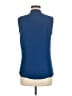 Anne Klein 100% Polyester Blue Sleeveless Blouse Size 8 - photo 2