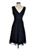 Ann Taylor Solid Blue Cocktail Dress Size 0 - photo 2