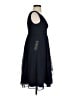 Ann Taylor Solid Blue Cocktail Dress Size 0 - photo 4