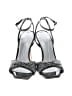 Nine West Silver Black Sandals Size 7 - photo 2