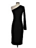 CEFIAN Solid Black Cocktail Dress Size S (estimated) - photo 2