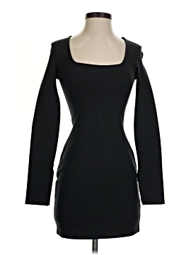 black stretchable dress BLACK Stretch Tie-Waist Dress – Frock Me Out main image 0