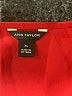 Ann Taylor 100% Polyester Red 3/4 Sleeve Blouse Size XL - photo 7