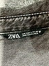 Zara Black Denim Jacket Size S - photo 6