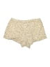 Free Press Animal Print Gold Shorts Size L - photo 2