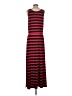 Fever Stripes Red Casual Dress Size S - photo 2