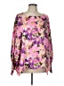 Hudson Gray 100% Polyester Pink 3/4 Sleeve Blouse Size L - photo 1