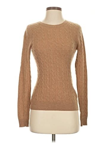 Aqua Cashmere Pullover Sweater (view 1)