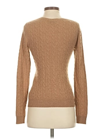 Aqua Cashmere Pullover Sweater (view 2)