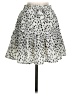 Polly 100% Polyester Animal Print White Casual Skirt Size 4 - photo 1