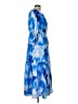 Scoop Tie-dye Blue Cocktail Dress Size L - photo 4