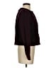 Sandro 100% Cotton Burgundy Jacket Size Sm (1) - photo 4
