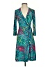 BCBGMAXAZRIA Paisley Teal Cocktail Dress Size XS - photo 1