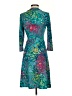 BCBGMAXAZRIA Paisley Teal Cocktail Dress Size XS - photo 2