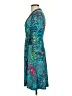 BCBGMAXAZRIA Paisley Teal Cocktail Dress Size XS - photo 5
