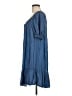 Assorted Brands 100% Rayon Blue Casual Dress Size L - photo 5