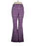 Unbranded Plaid Checkered-gingham Houndstooth Purple Dress Pants Size 17 - photo 1