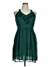 ROMY 100% Polyester Green Cocktail Dress Size XL - photo 1